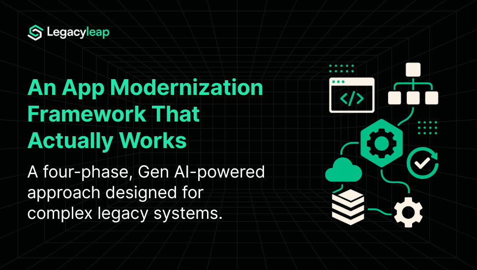 An Application Modernization Framework for Real-World Systems