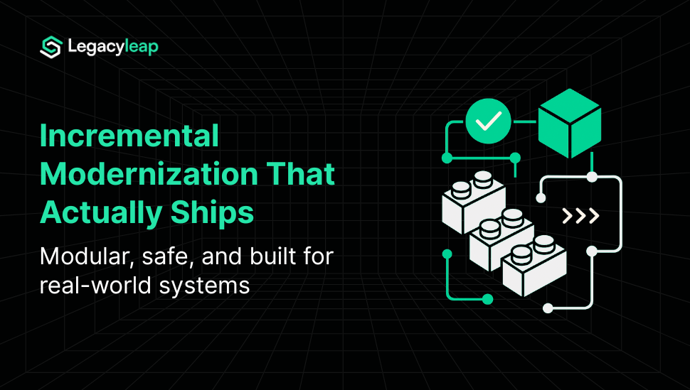 Why Incremental Modernization Works at Enterprise Scale