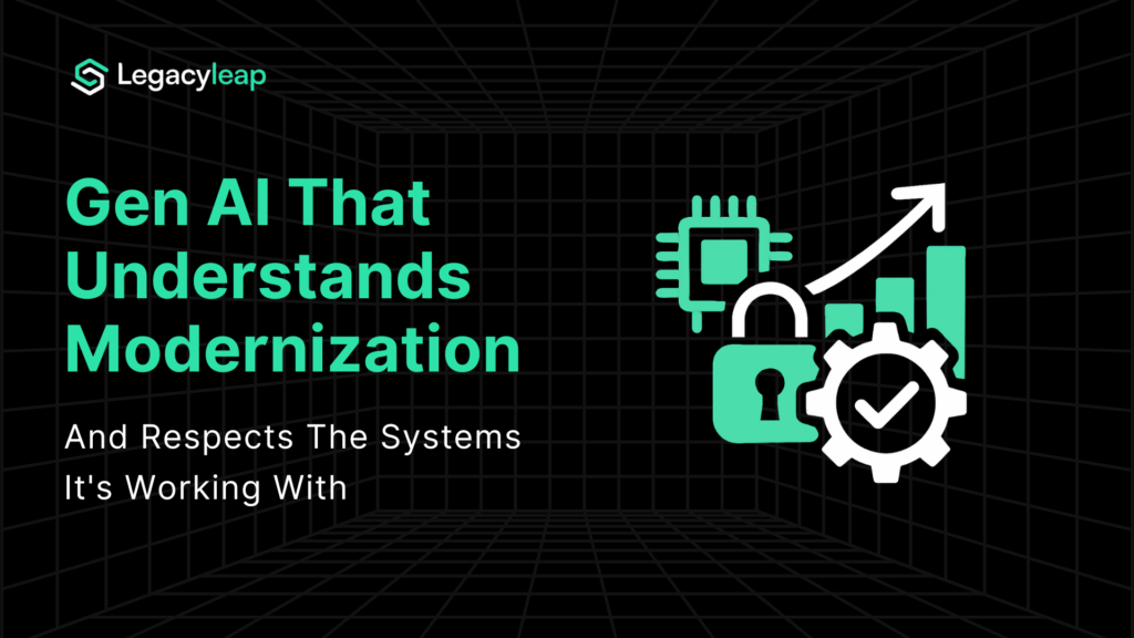 The Pillars of Enterprise-Scale Gen AI-Powered Modernization
