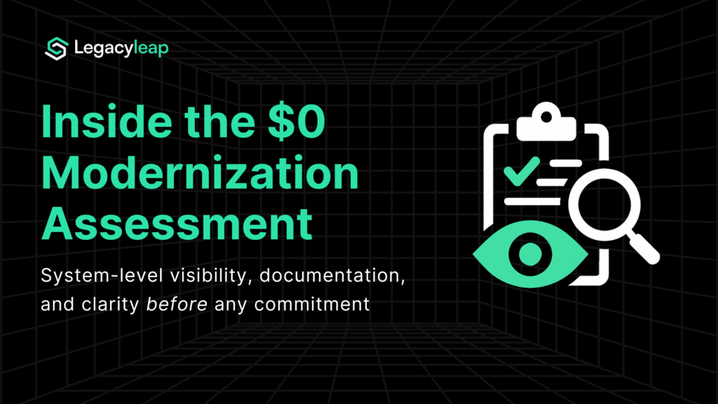 How A Zero-Dollar Assessment Can De-Risk Gen AI Modernization