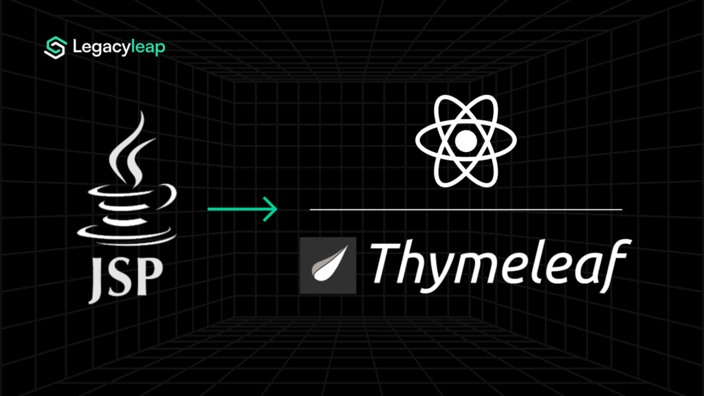 JSP to Thymeleaf or React Migration with Gen AI